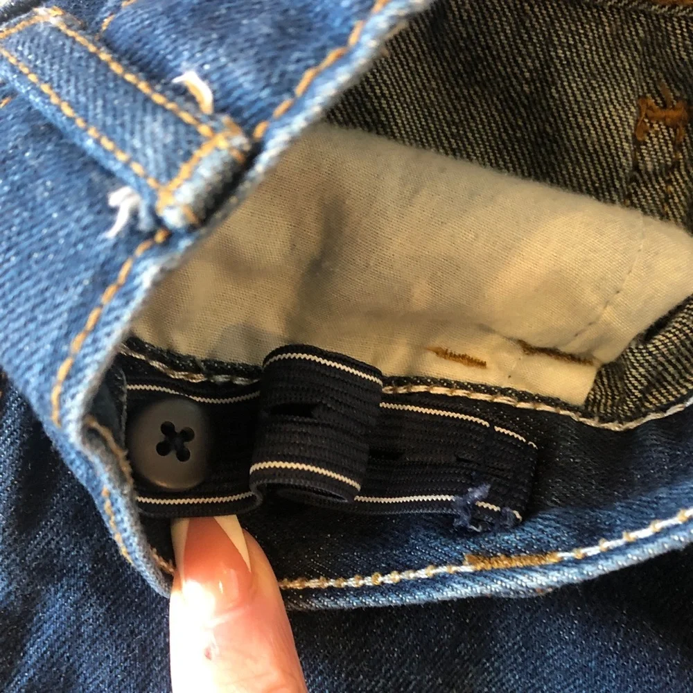 Boys Carter’s Iconic Denim Carpenter Jeans Pants Indigo Wash Adjustable